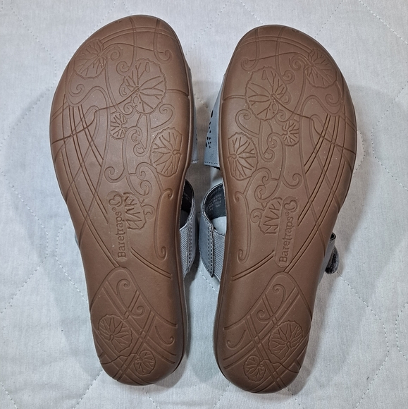 Baretraps JARA Open-Toe Slide Sandals Women's 7M Gray Adj. Hook & Loop Straps - Picture 14 of 14